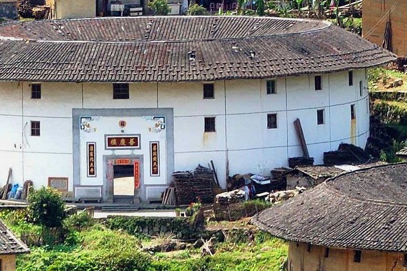 Shan Qing Lou, a Fujian Tulou in Yongding County near Longyan