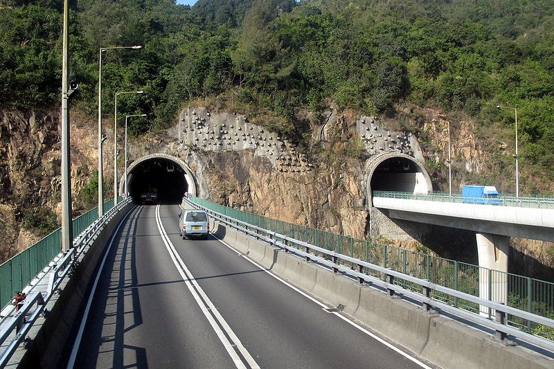 Shing Mun Tunnel and Flyover, Sha Tin District, New Territories