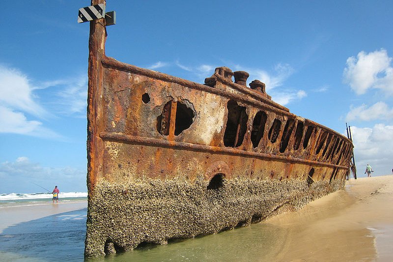 Shipwreck on Fraser Island