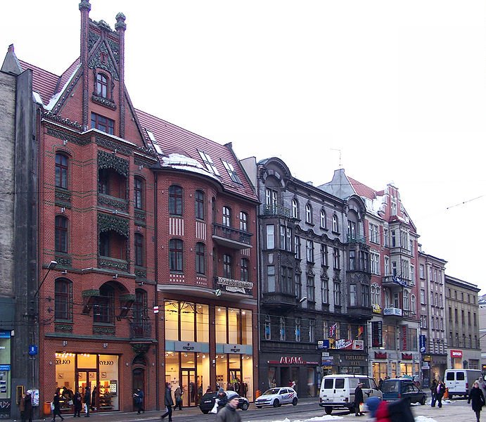 Shopping street in Katowice