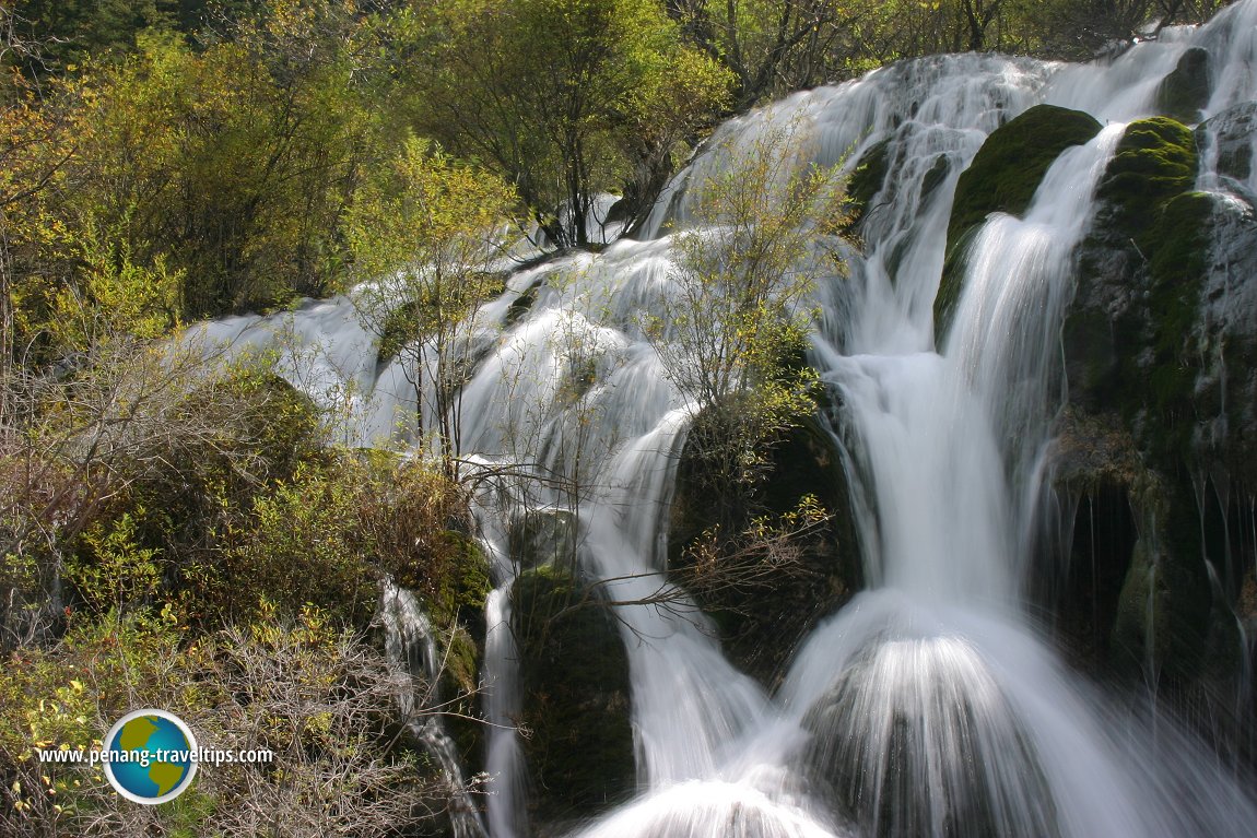 Shuzheng Waterfall, Jiuzhaigou