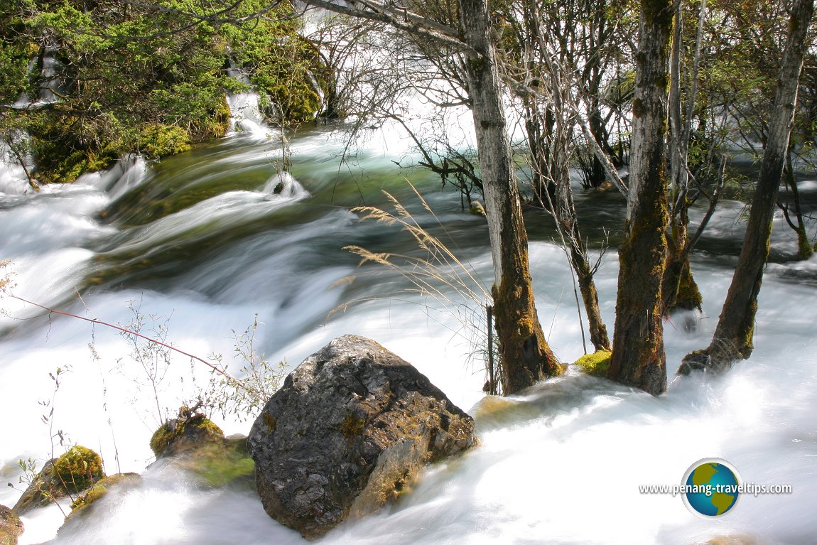 Shuzheng Waterfall, Jiuzhaigou