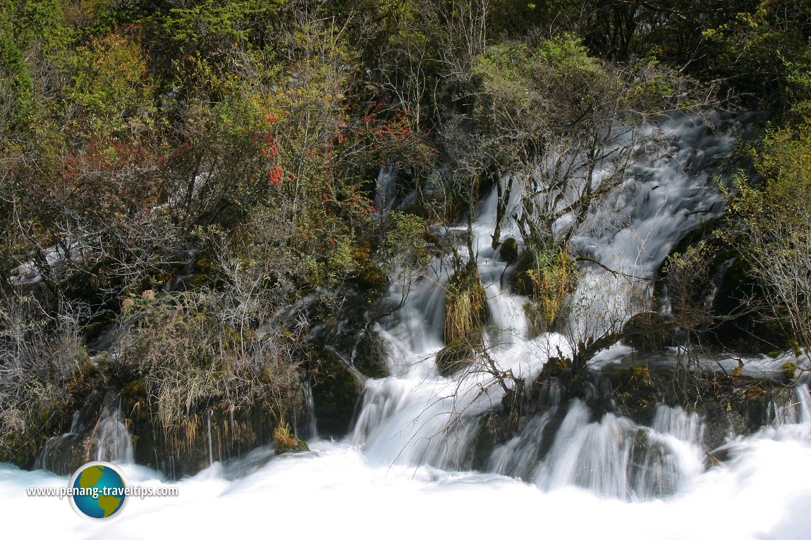 Shuzheng Waterfall, Jiuzhaigou