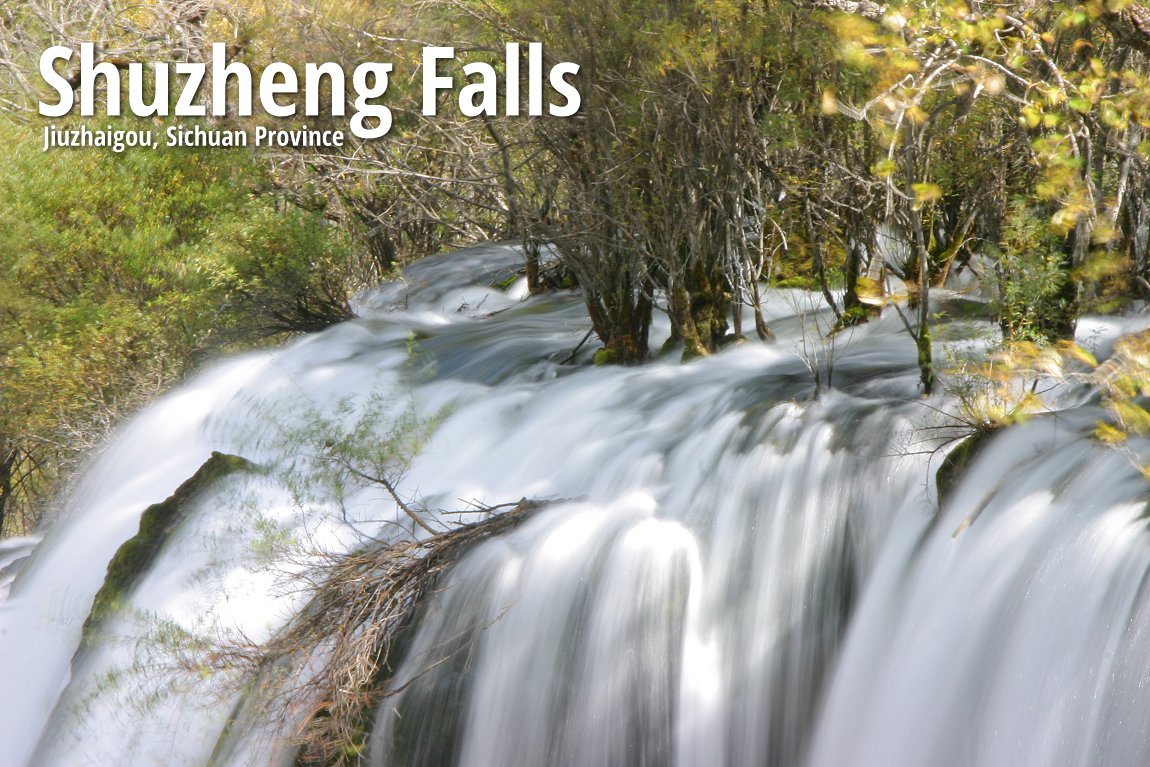 Shuzheng Waterfall, Jiuzhaigou