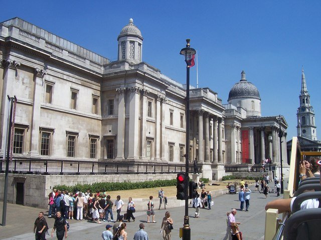 Side view, National Gallery