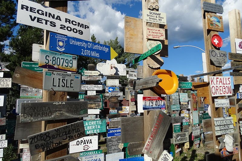 Signpost Forest, Watson Lake