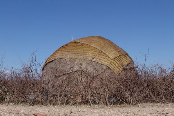 Aqal, a traditional Somali nomad's hut