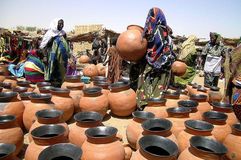 Songhay pottery