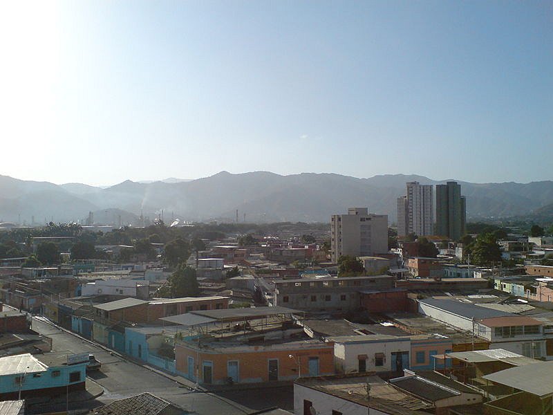 Southwest view of Puerto La Cruz