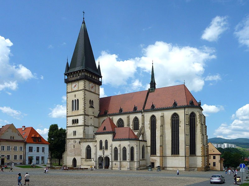 St Giles Basilica in Bardejov, Slovakia
