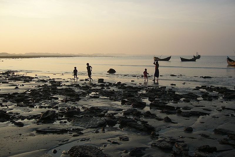 St Martin's Island at dawn