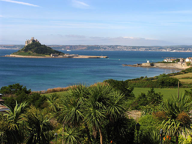 St Michael's Mount, as seen from Marazion