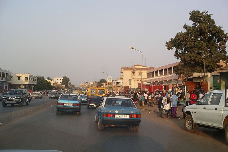 Street in Bissau, the capital of Guinea-Bissau