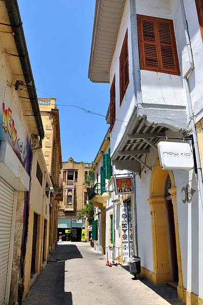 Street in Nicosia, Cyprus