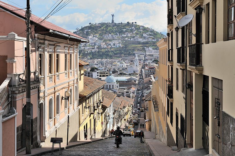 Street of Quito, Ecuador