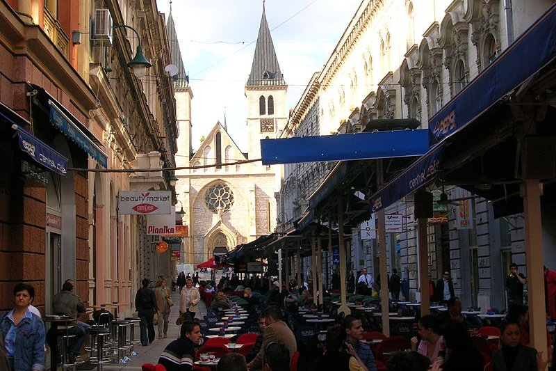 Strosmejerova Street in Saravejo