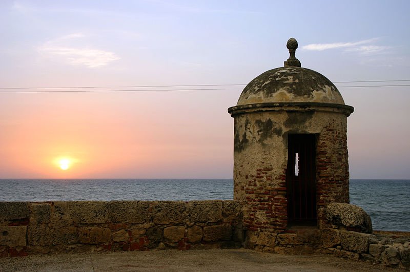 Sunset at Cartagena, Colombia