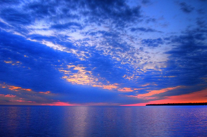 Sunset on Lake Winnipeg, Manitoba