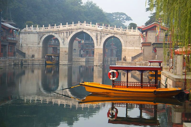 Boat at Suzhou Market Street, Summer Palace, Beijing