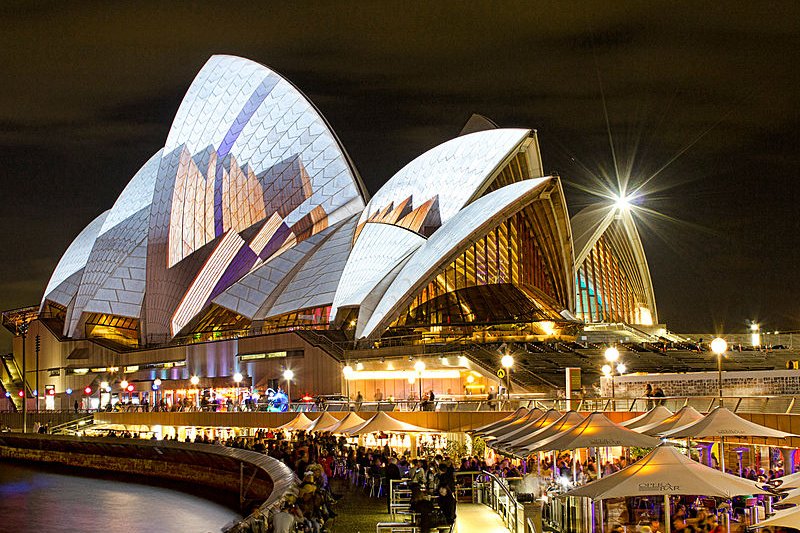 Sydney Opera House at night