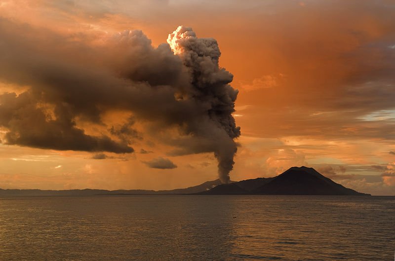 Tavurvur volcano, Papua New Guinea