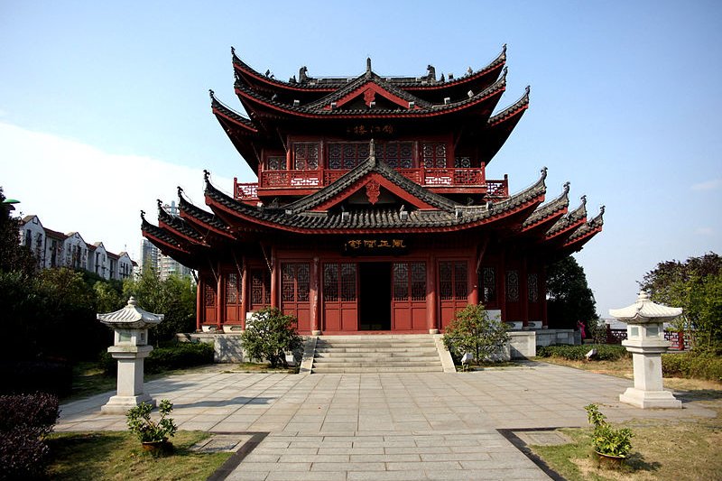 Temple in Jiujiang, Jiangxi Province