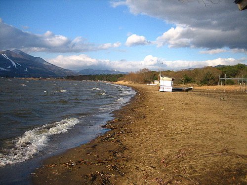 Tenjin Beach, Lake Inawashiro