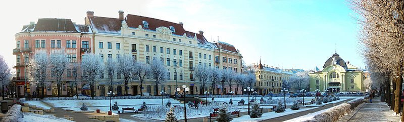 Theater Square, Chernivtsi, Ukraine