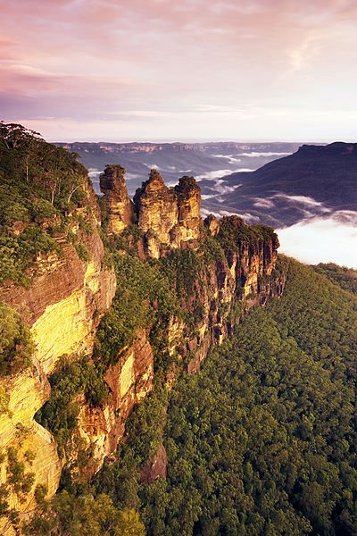 Three Sisters rock formation