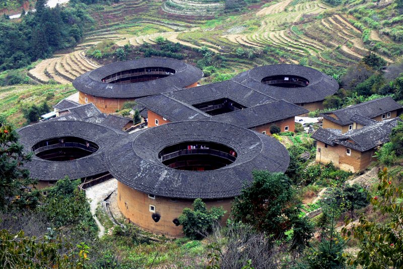 Tulou of Tian Luo Keng, Shuyang County, Fujian, China