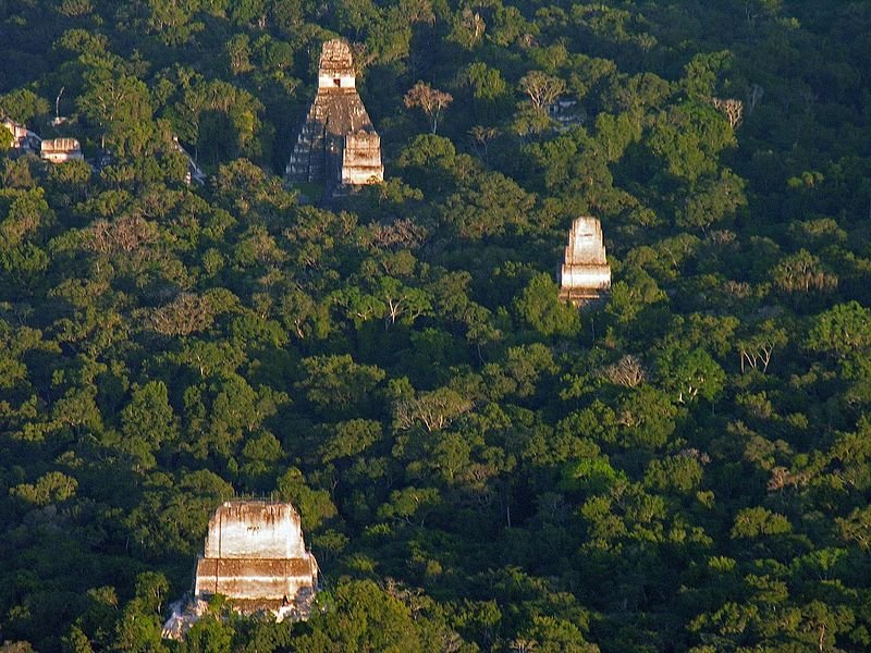 Aerial view, Tikal