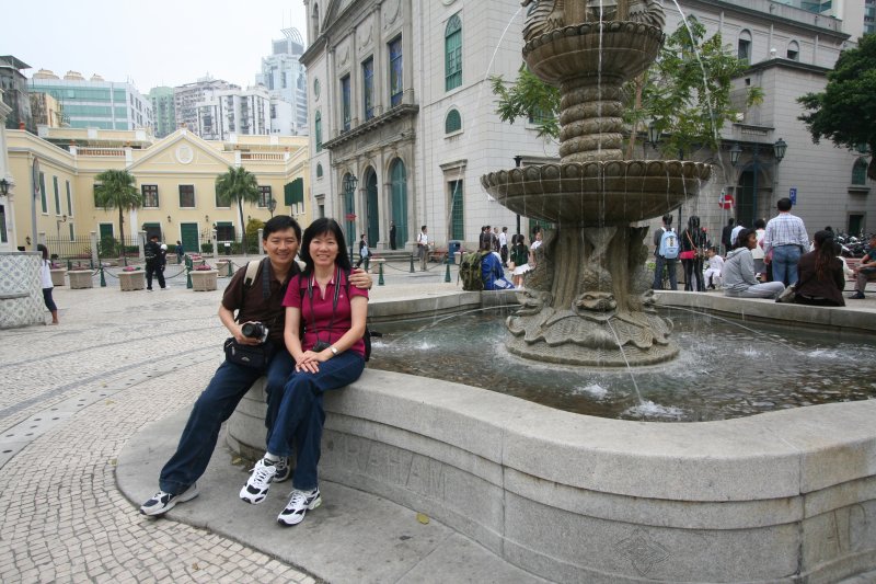 Tim and Chooi Yoke in Macau