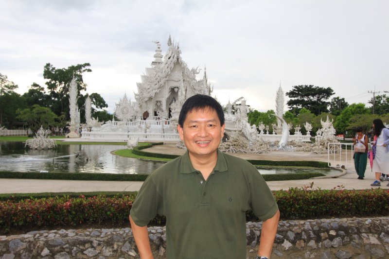 Tim at Wat Rong Khun