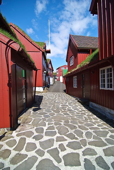 Tinganes, in Tórshavn, Faroe Island