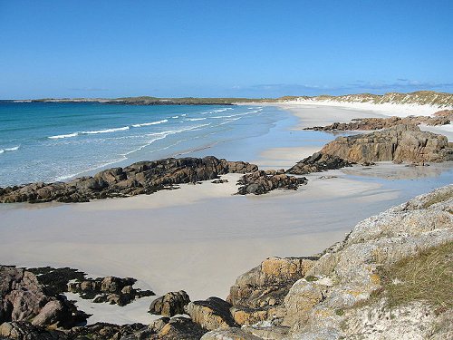 The island of Tiree, in the Scottish Inner Hebrides