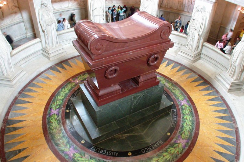 The tomb of Napoleon Bonaparte