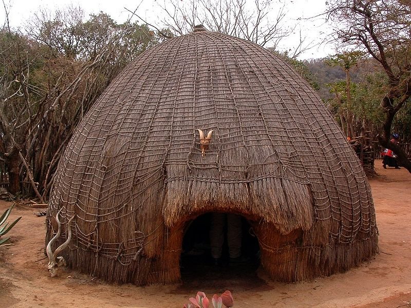 Traditional hut of Swaziland