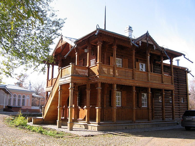 Traditional wooden house, Irkutsk