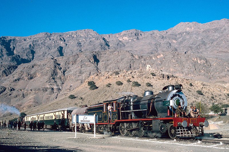 Train on the Khyber Pass