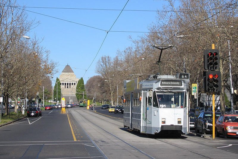 Tram at St Kilda, Melbourne