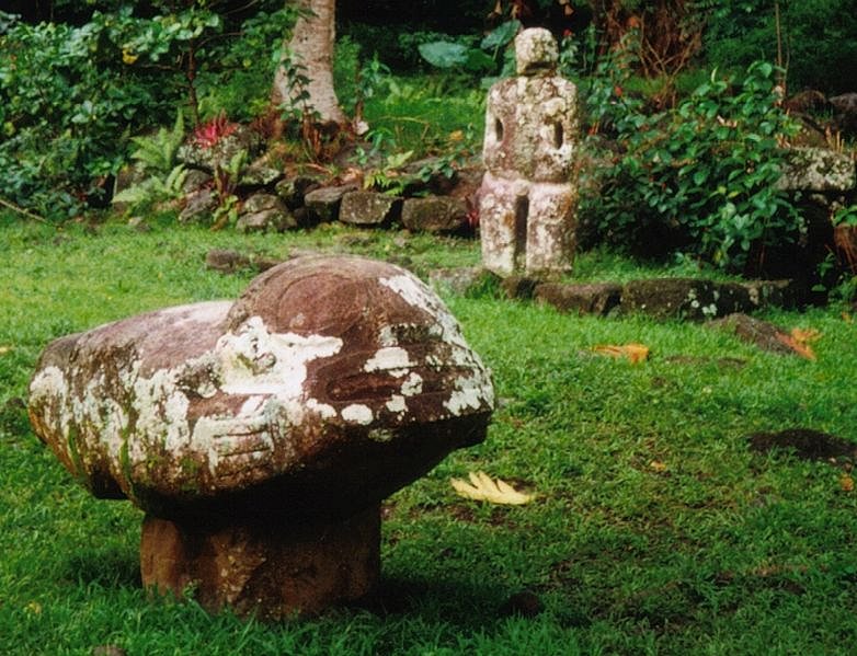 Tribal sculplture, Hiva Oa