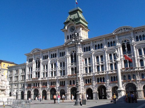The Trieste City Hall at the Piazza Unità d'Italia, Trieste