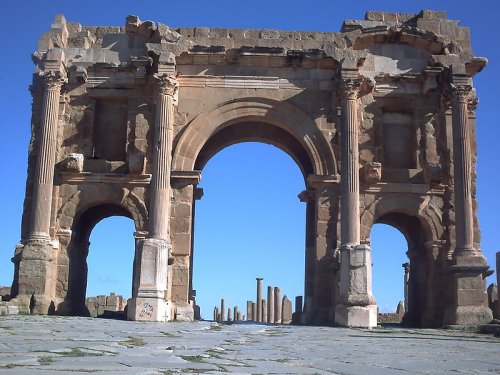 Trajan's Arch, Timgad, Algeria