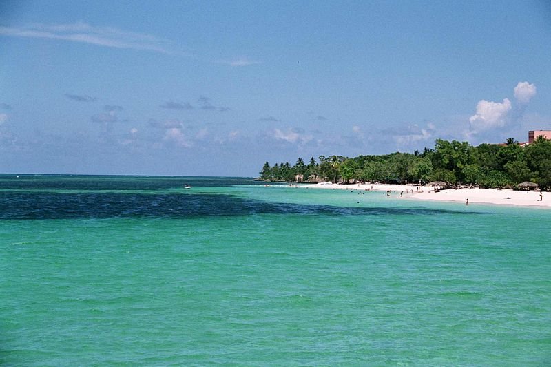 Beach in Varadero, Cuba