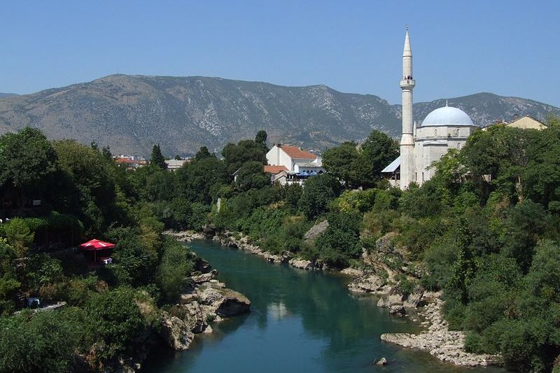View from Stari Most, Mostar
