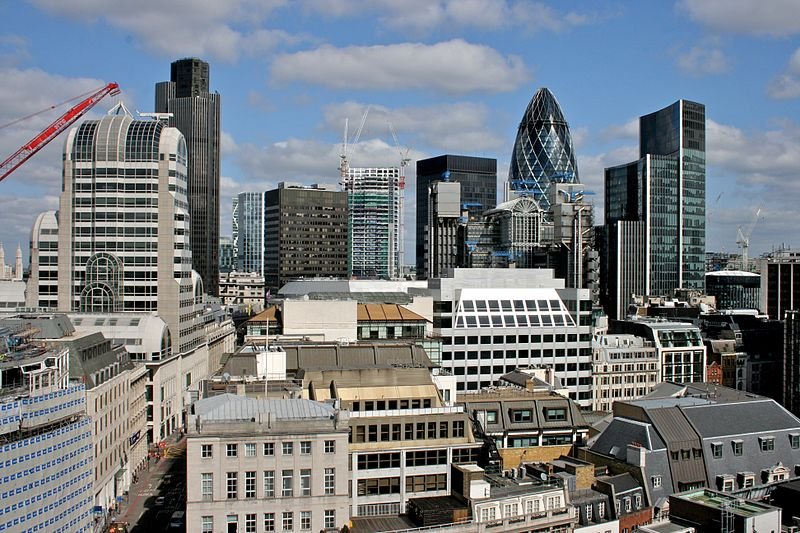 View from the Monument to the Great Fire of London