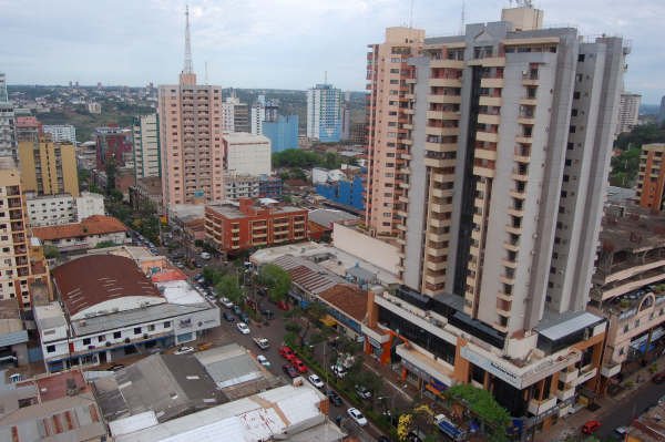 View of Ciudad del Este, Paraguay