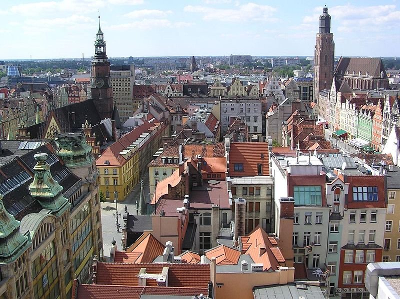 View of Wrocław Old Town