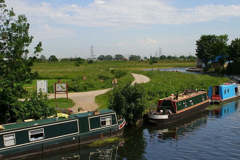 Walthamstow Marshes in Waltham Forest, London