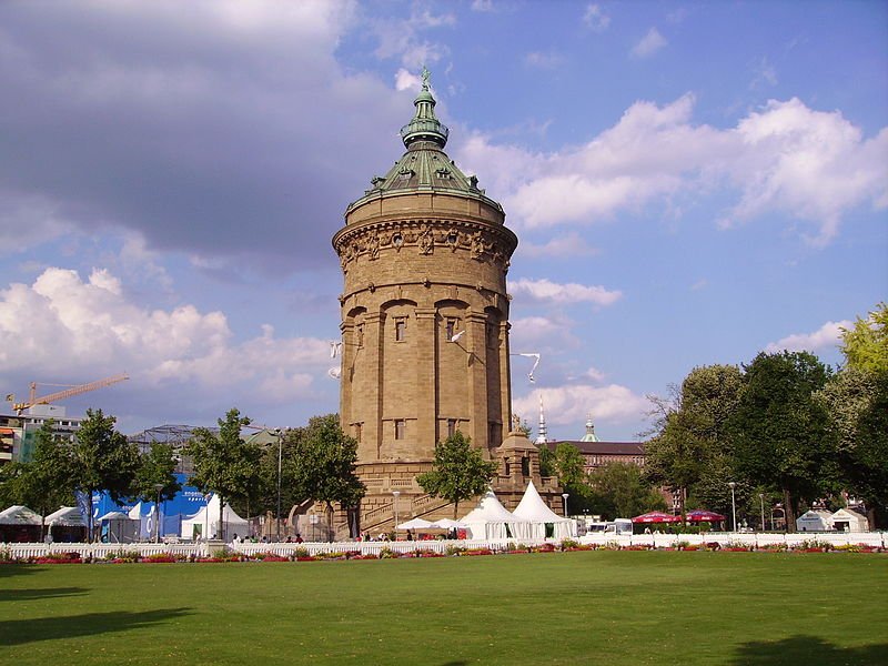 The water tower of Mannheim